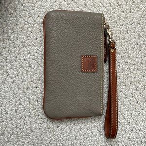Dooney and Bourke Pebbled Leather Wristlet